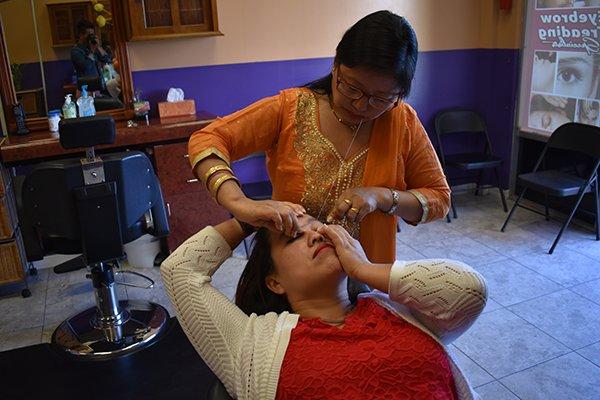 Eyebrow Threading.