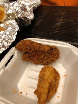 Overcooked Chicken Tenders