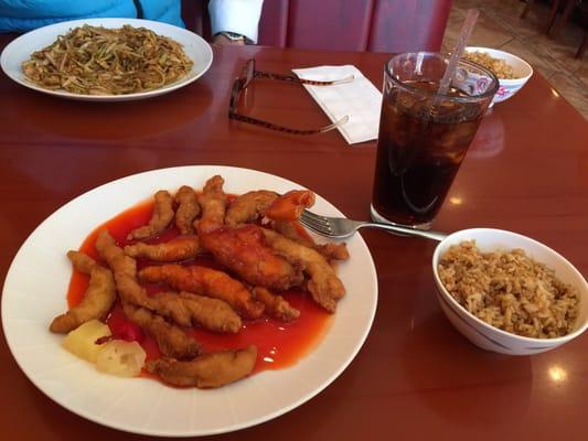 Our wonderful lunch. At The Tea House, Crozet Va.