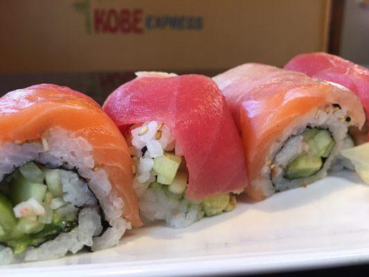 Exceptionally good fresh sushi. Rainbow roll, anyone?