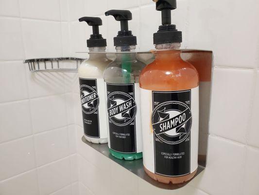 Liquid soap, shampoo, conditioner