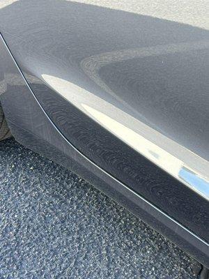 Dent repaired