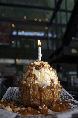 Our signature dessert...The Churro Bowl. And BTW, visit us on your birthday and get one for free!