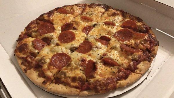 Small sausage and pepperoni