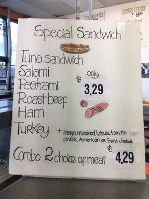 Great sandwiches for lunch.