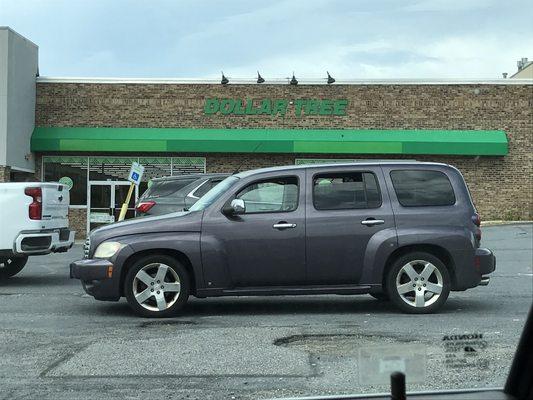 Advanced auto parts is Next door and there's a Walgreens right there too