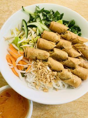 Spring Roll on Vermicelli