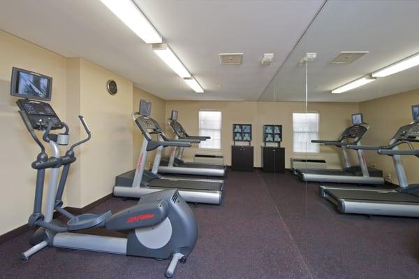 Keep up with your fitness routine while at TownePlace Suites!