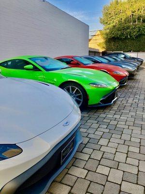 Happy St Patrick's from that green Aston Martin!