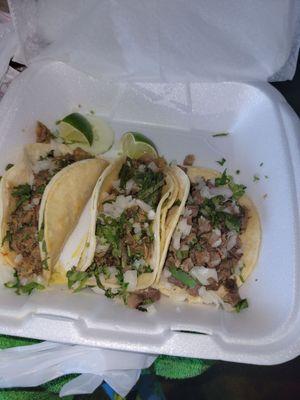 Tripe and Lengua Taco