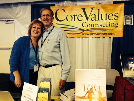 Recent trip to San Diego at the AACC conference to promote our book Enticing Love and our Conferences by the same name.