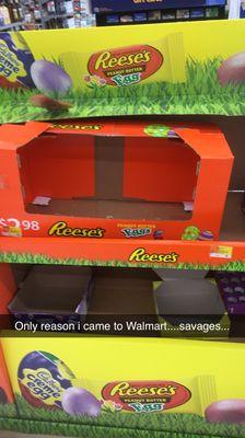 No more Reese's eggs the day after Easter. Sad day.