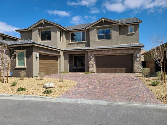 Clean windows for when homeowner returns from work.