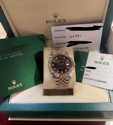 Chocolate Rolex