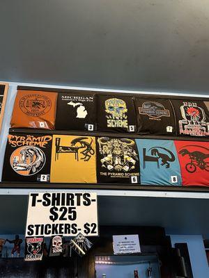 T-shirts for sale