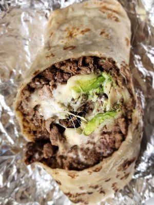 Steak burrito