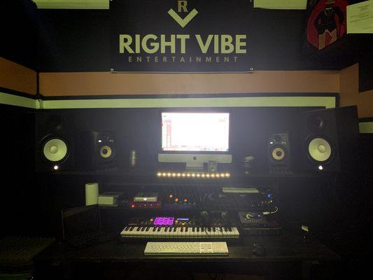 Our studio A has all the latest plugins and updated equipment