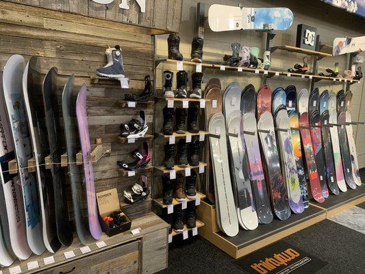 Huge Snowboard selection