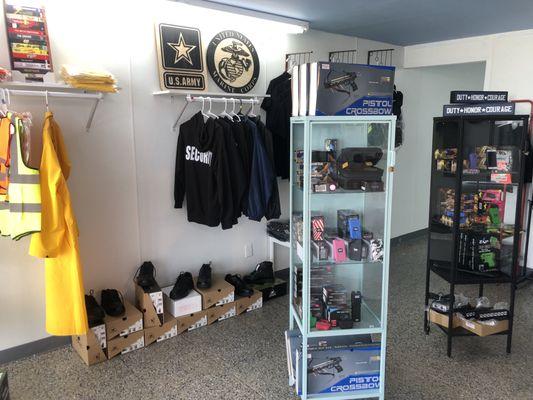 shoes, stun guns and more