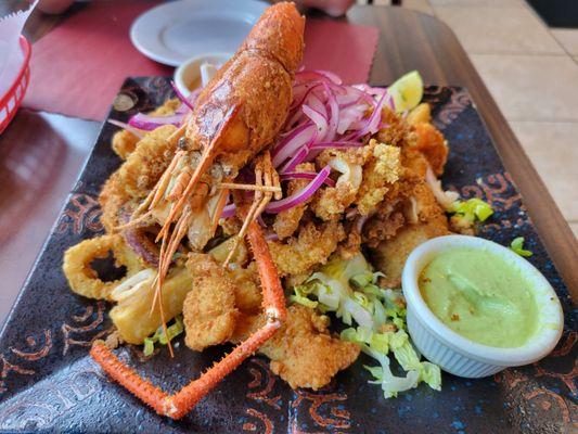 Jalea de Mariscos - Fried Seafood Platter