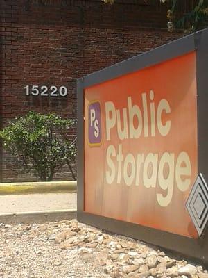 Public Storage at 15220 Lexington Blvd., next to the Shell gas station at Lexington/Williams Trace, Sugar Land, Texas 77478.