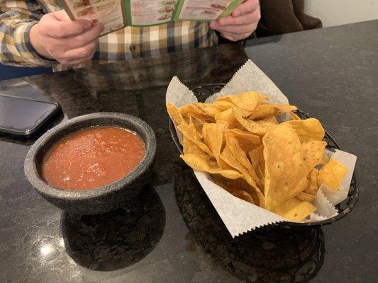 FRESH CHIPS and FRESH SALSA