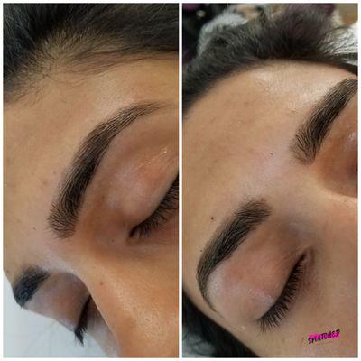 Brow tinting & shaping