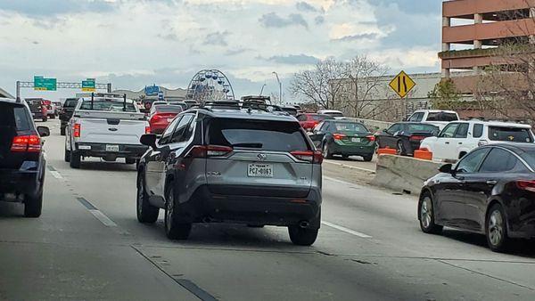 Uber driver layed on horn, held both middle fingers close to windshield in a display of road rage. He can't be trusted to transport others.