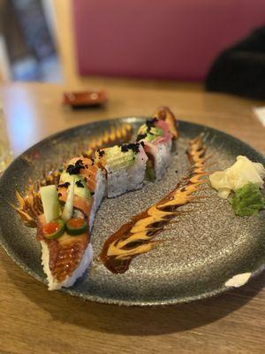 The super dragon roll