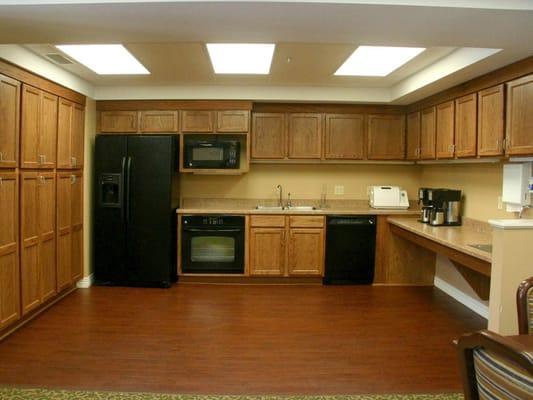 A kitchen for practicing activities of daily living while recovering from illness, surgery or accident.