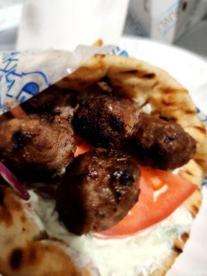 Beefteki Souvlaki