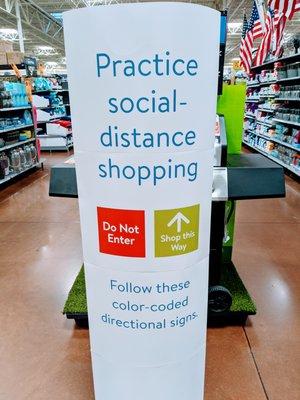 Social Distancing at Walmart