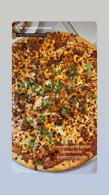 Tandoori Chicken Pizza