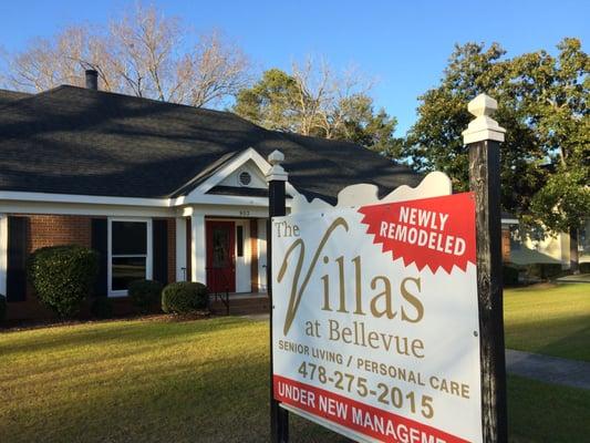 The Villas at Bellevue in historical downtown Dublin, Georgia.