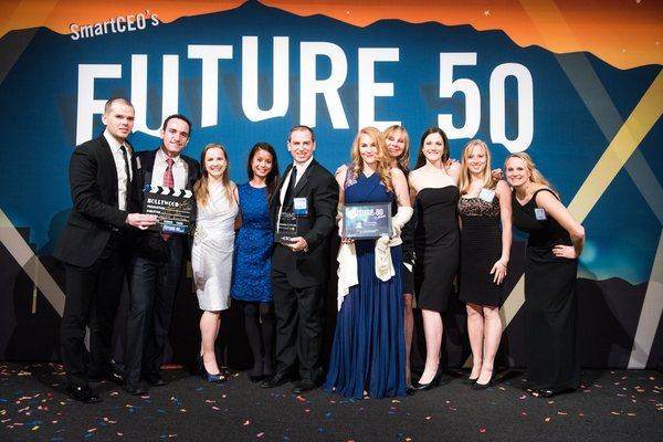 Winners of the Future 50 Award for top companies in NY!