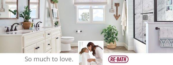 Yes, Re-Bath is America's #1 Bathroom Remodeler for a reason. Much more to come.