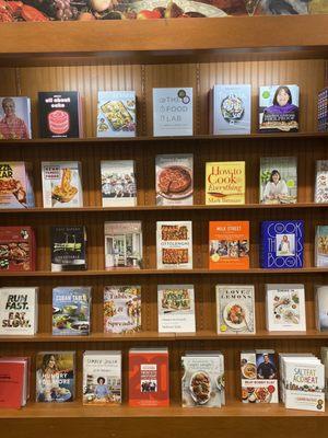 Cook books section