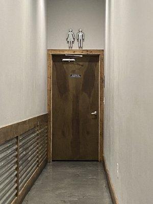 Gender neutral restroom