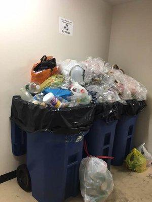 Garbage store every weekend