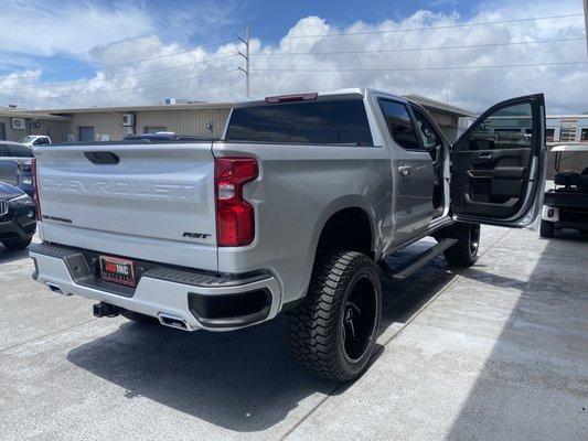 They even swapped out my shiny factory emblems for my new black ones! Rims and windows were ceramic coated also!