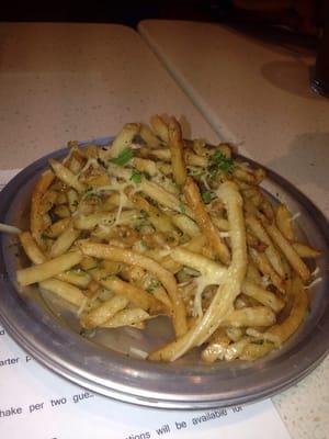 Parmesan Fries with roasted Garlic