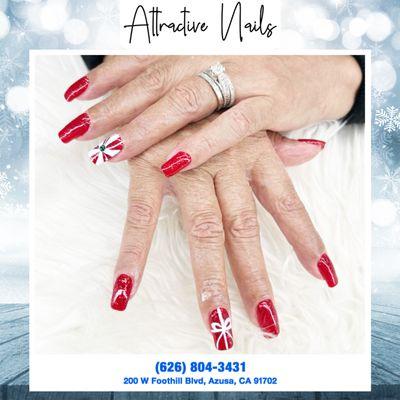 Celebrate the season with holiday nail art that wows! Book today and let your nails spread the Christmas magic.