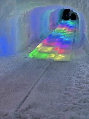 Ice slide - fun for kids and big peps