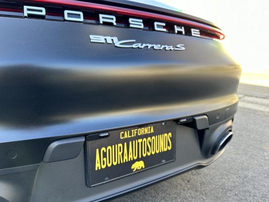 Porsche 911 with Radenso built in radar detector