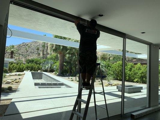 Installation of Lutron Sivoia QS Roller Shades