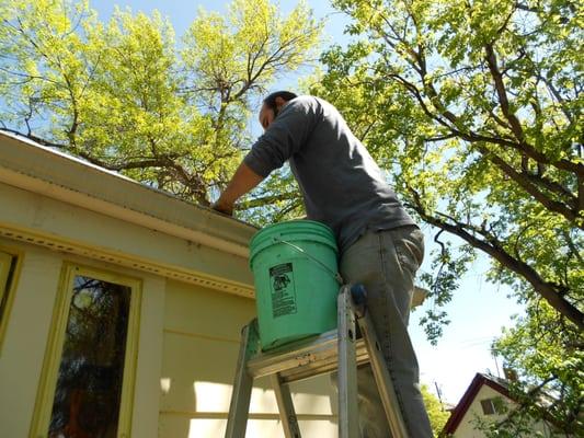 Cleaning Gutters