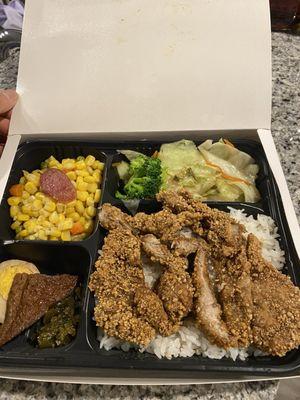 Fried Pork Chop Bento