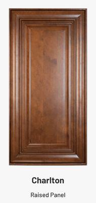 Mahogany raised panel cabinet