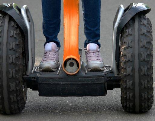 Segway rental close-up