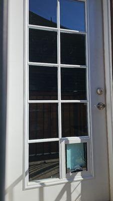 A pet door installed in rancho cardova